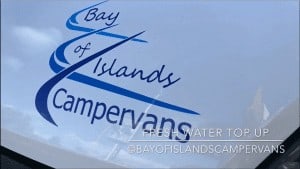 Fresh water campervan motorhome