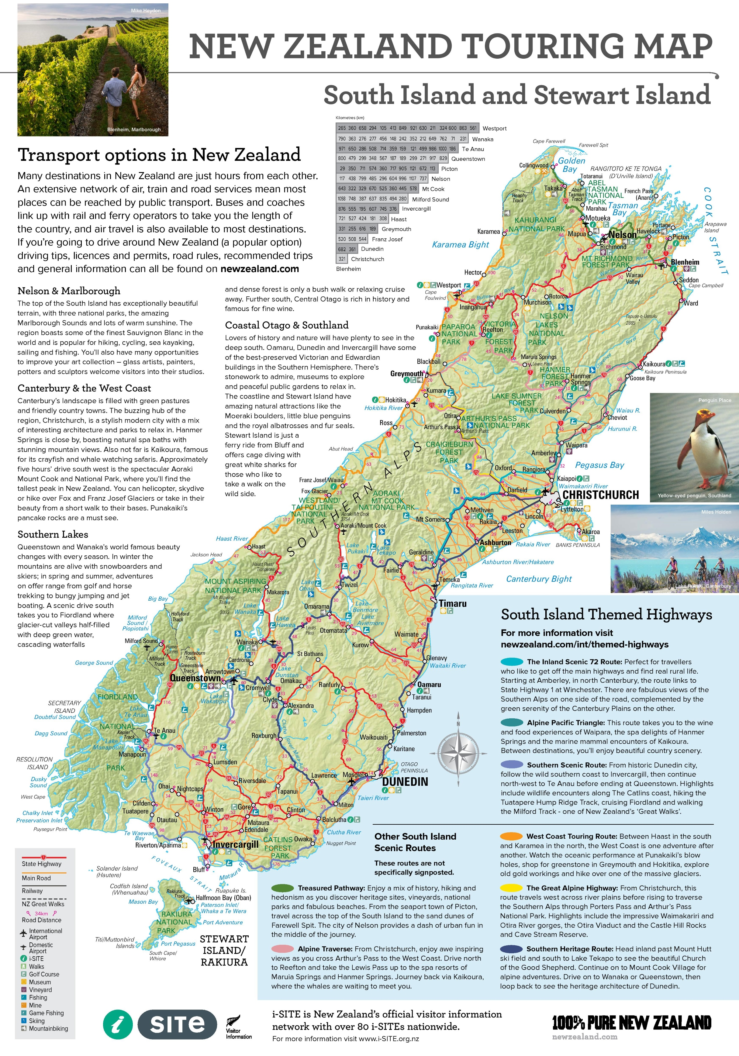 THEMED HIGHWAYS SOUTH ISLAND